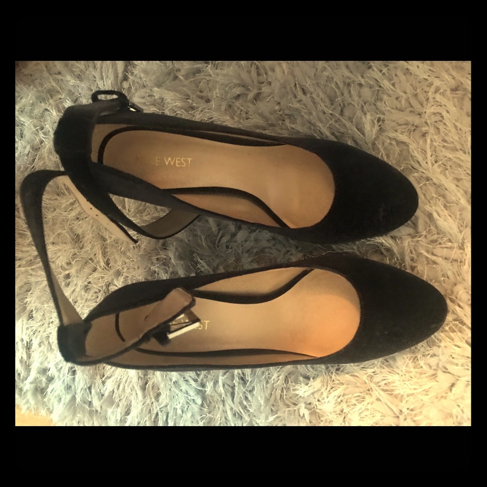 Nine West chunky heels.